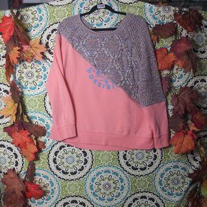 1902 Jeaniemade Size XL Upcycled Faded Glory Sweater